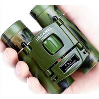8x21 Compact Zoom Jumelles Longue Portée 3000 m Pliage HD Puissant Mini Télescope Bak4 FMC Optique Chasse sport Camouflage