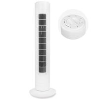 TD® Ventilateur tour, ventilateur au sol, sans pale, silencieux domestique, économie d'énergie, enfichable, réglable à trois
