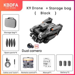 DRONE 6k-Noir-Double C-3b-KBDFA K9 Vs Z908ouveau rc dron