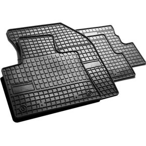 Tapis de sol sur mesure - tissu noir - convient pour Peugeot 3008 2008-2016