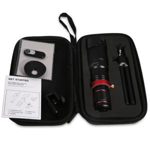 OBJECTIF POUR TELEPHONE Webcam,4K HD télescope optique Zoom téléphone camé