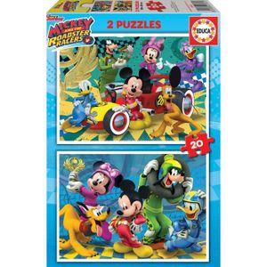 PUZZLE Puzzle EDUCA - Mickey Mouse - 2x20 pièces - Dessin