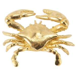 STATUE - STATUETTE HURRISE crabe en laiton Figurine de crabe de Style