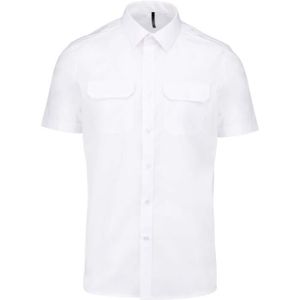 Chemise blanche homme avec epaulette online