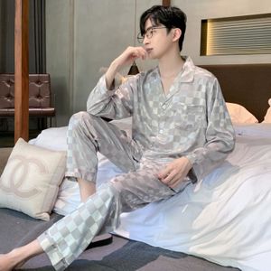 Pyjama Court Homme QIYUANT - Satin, Haut Manches Courtes + Short - Confortable Été