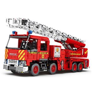 VOITURE À CONSTRUIRE Ensemble de construction de camion de pompiers tél