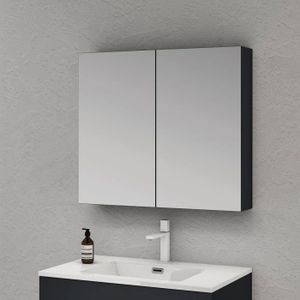 Planetmöbel Armoire De Toilette Salle De Bain Avec éclairage LED 60 Cm (Blanc