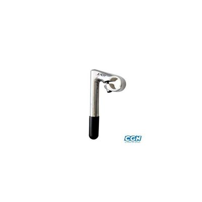 Potence réglable - Uno - D22.2 - Aluminium - Noir - Ouvrable 0 à 60° - Sport