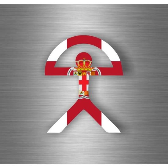 3-Pack Indalo De Almeria Vinyl Decal Stickers – Spanish Symbol Stickers