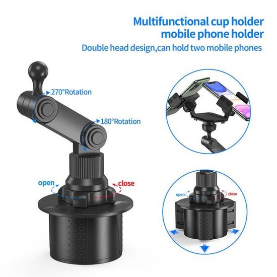 Support Téléphone Vélo/moto – Réglable, Avec Protection Solaire Et Fermeture éclair Extensible, Fixation Guidon - 8