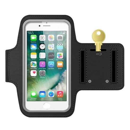 Brassard De Sport Pour IPhone 12 à 16 (sans Rebond) | Léger Et Imperméable à La Sueur | Réglable Et Sécurisé