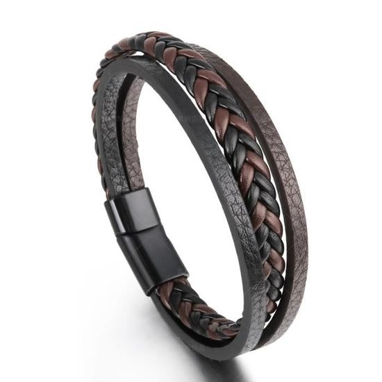 Bracelet En Cuir Morella Pour Femme - Taille Ajustable, Modèles Variés Avec Décorations