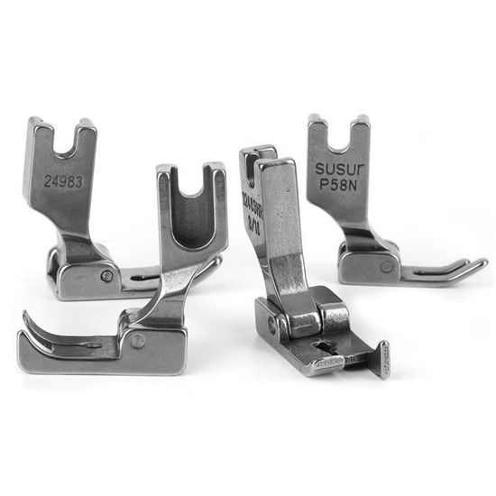 2 Pieds-de-biche Pour Machine à Coudre Singer - Compatible Avec Modèles 446014, 153267, Etc. - Inclut Pied Droit, Zigzag Et Tiges