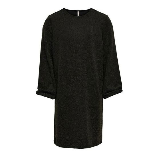 Robe Noire Sans Manches 100% Polyester – Taille XL Junior – Style Droit Longueur Hi-low – Occasion Très Bon état