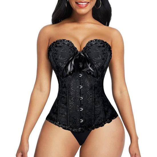 LSFYSZD Corset Bustier à Lacets Pour Femme Grande Taille - Style Vintage Élégant