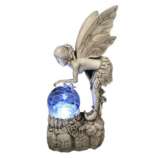 Statue De Lapin Solaire Pour Jardin | Décoration Extérieure Avec Lumière Automatique - Résine Résistante