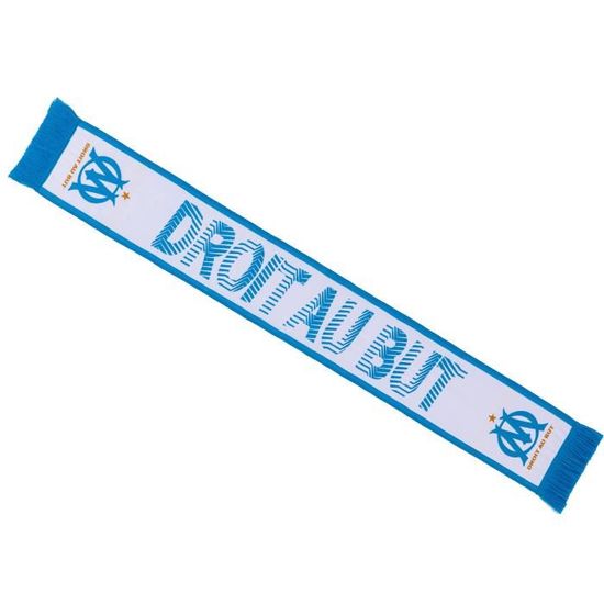 Écharpe Olympique De Marseille (OM) - Bleue - Brodée - Occasion