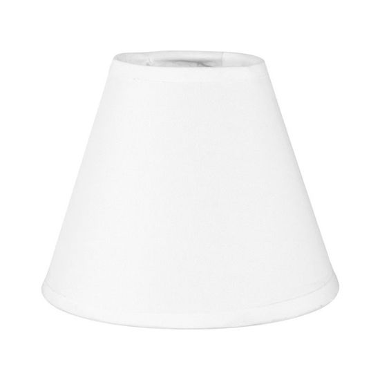Abat-Jour à Pince En Rotin Naturel Ostaria - Modèle Conique Grand, D14 Cm X H11.5 Cm, Pour Lampe Chevet