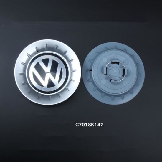 Lot de 4 centre de roue cache moyeu Remplacement pour 147mm Volkswagen bolo C7018K142