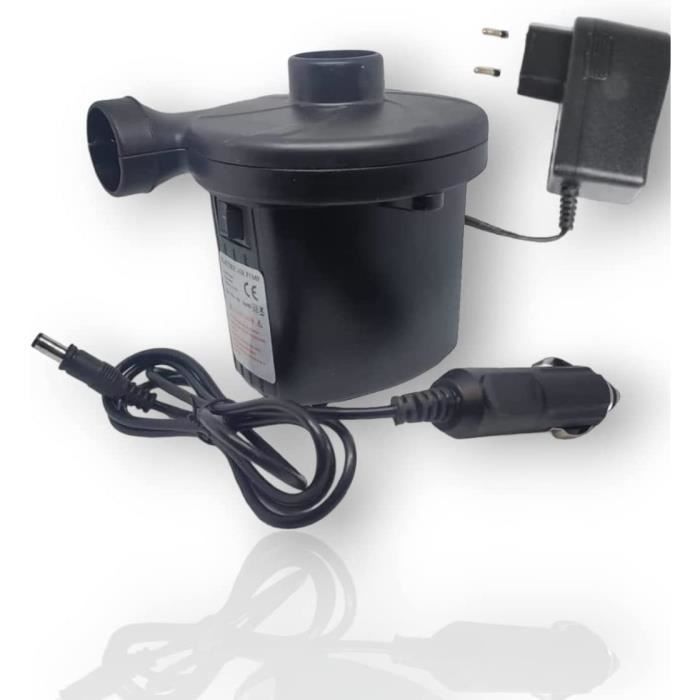 Intex Pompe de gonflage électrique rechargeable avec adaptateur Noir| Swiminn