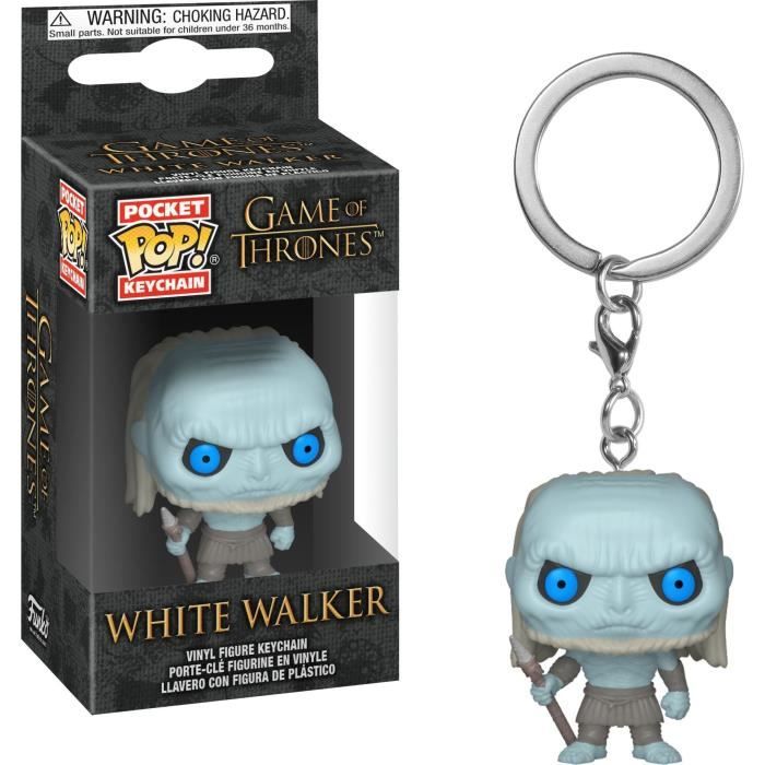 Porte-clés Funko Pocket Pop! Game Of Thrones S10: White Walker (Marcheur Blanc)