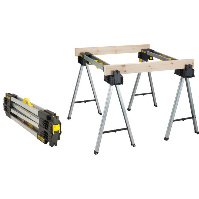 Lot de 2 tréteaux haute capacité 900kg Stanley FMST1-75763