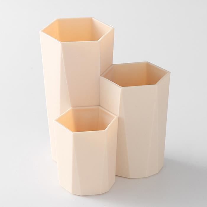 Boîte de rangement, porte-pot à crayons, rangement de bureau, organisateur de porte-pinceau de maquillage - Yuanliae 140