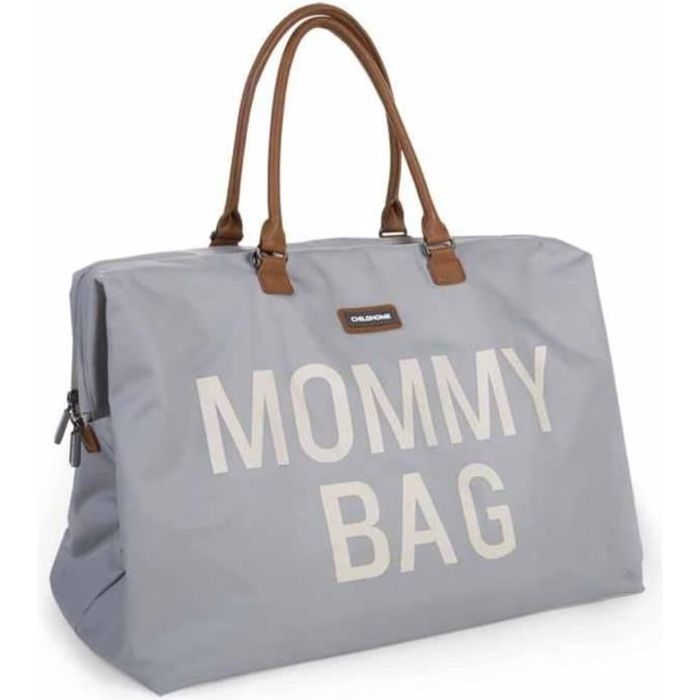 CHILDHOME Sac à couches Mommy Bag Gris Nylon oxford