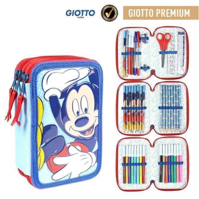 Disney Mickey Giotto triple pencil case - - - Ocio Stock