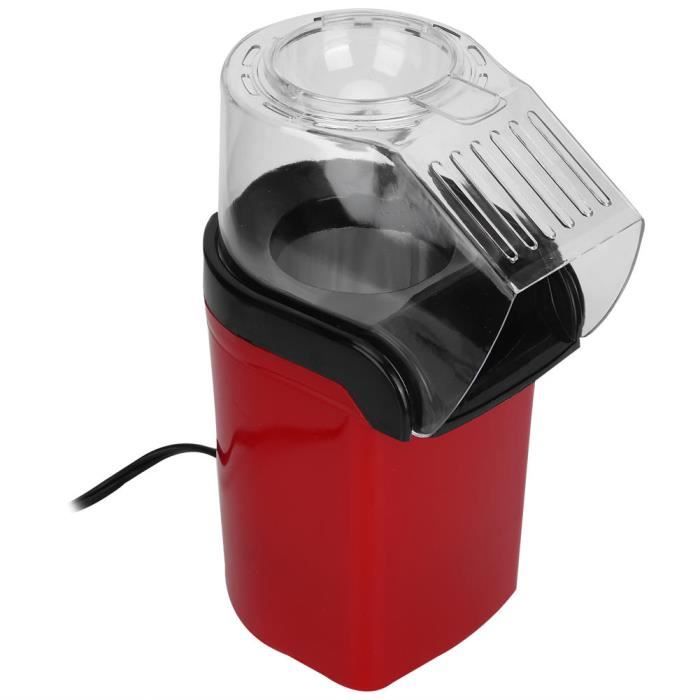 Qiilu Popcorn Popper Mini Popcorn Maker Popper Fast Hot Ménage Machine automatique de fabricant de pop-corn électrique (prise EU
