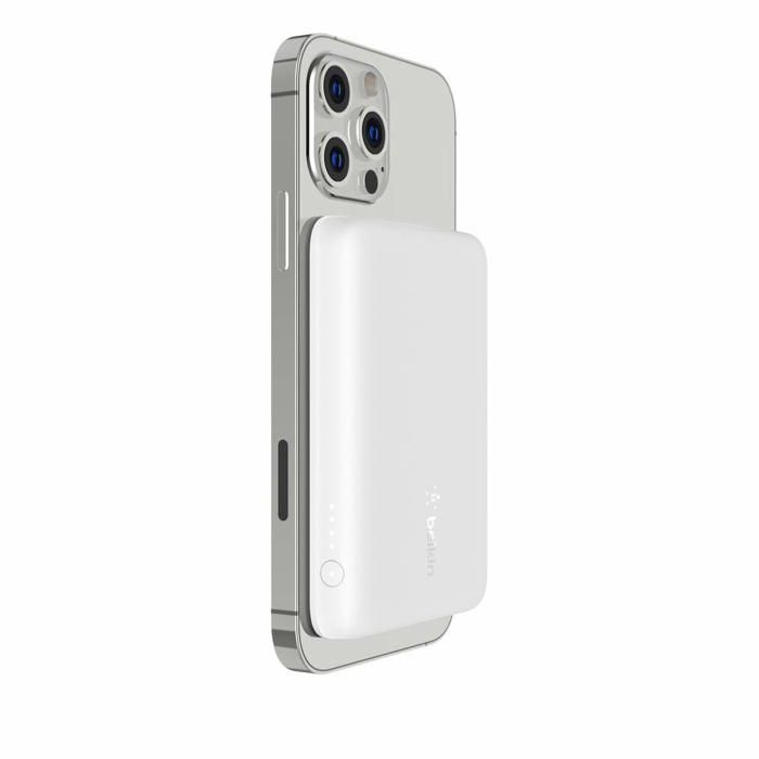 TÉLÉPHONIE, Powerbank, POWER BANK STANDARD, Belkin Magnetic Wireless Powerbank 2 5kBelkin BPD002BTWH. Couleur du produit: Blanc,