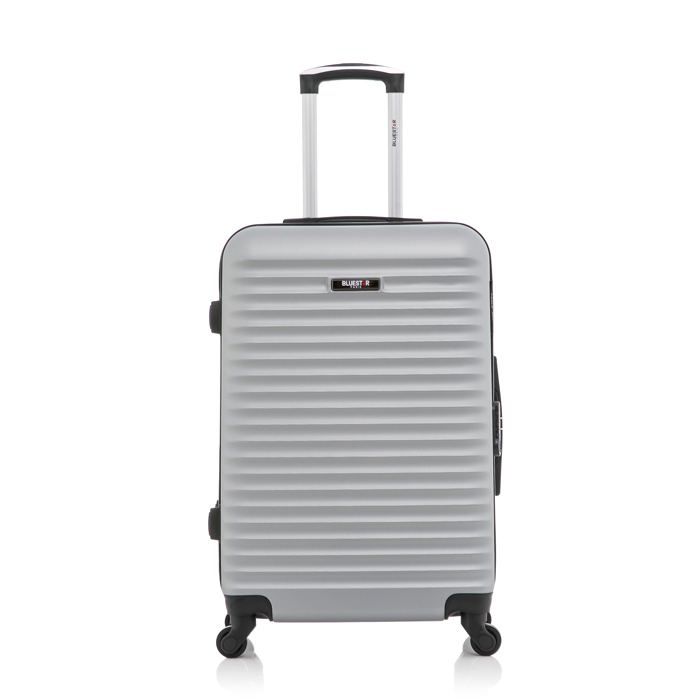 BLUESTAR – VALISE WEEK-END - ABS – 65cm – 4 roues – BRAZILIA – GRIS