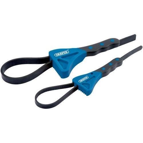 Draper 43863 Lot de 2 clés à sangle Soft grip