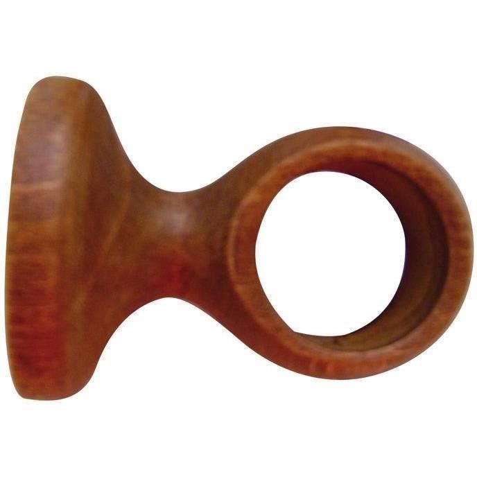 Support - D: 28 mm - monobloc merisier