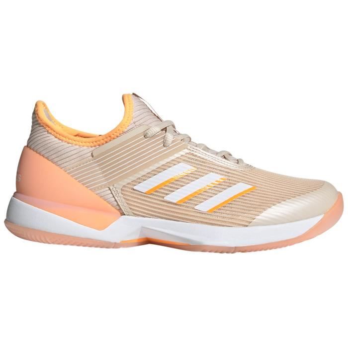 Chaussures Femme adidas adiZero Ubersonic 3 pour femmes, court de tennis, beige