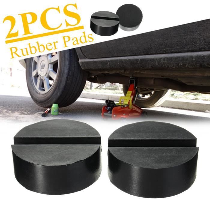 U 2pc Universel Cric Ascenseur Caoutchouc Tampon Tapis Pr Auto Voiture