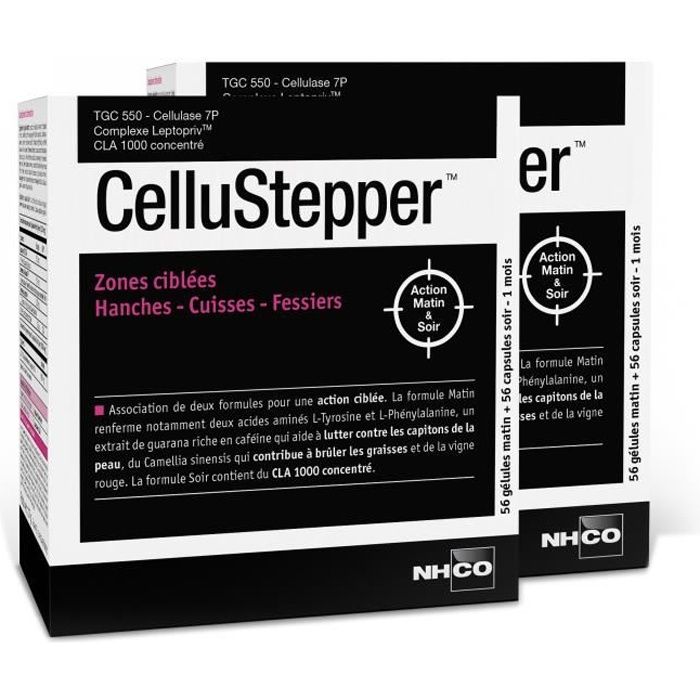 NHCO NUTRITION CELLUSTEPPER - Hanches, cuisses, fessiers - 2 x 56 gélules