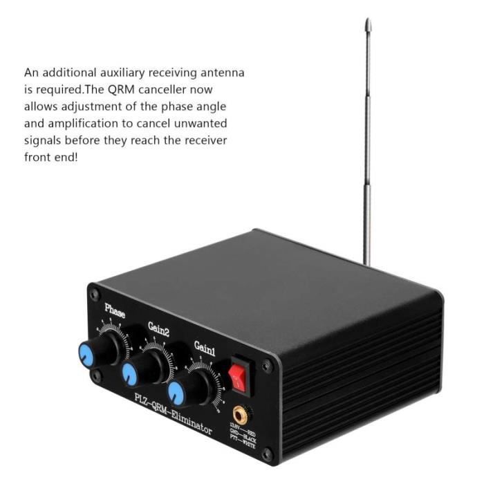 NA22315-Éliminateur de bandes HF 1 30MHz. PLZ QRM. Portable. réglable. Phase. station de Radio de contrôle PTT intégrée. outil Ant