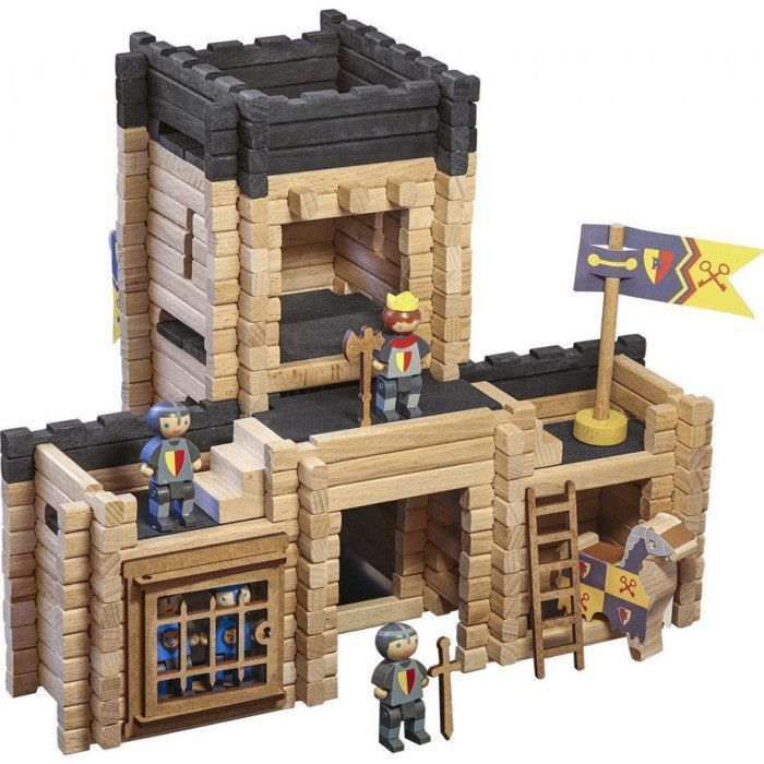 Jeux construction Château Fort et Catapulte 270 pièces Jeujura