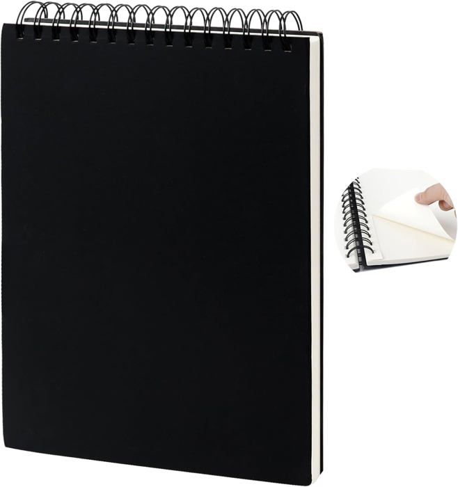 Carnet De Crochets A6 Artgecko - 92 Pages Papier Blanc 150 G/m² Sans Acide - Fabriqué En GB