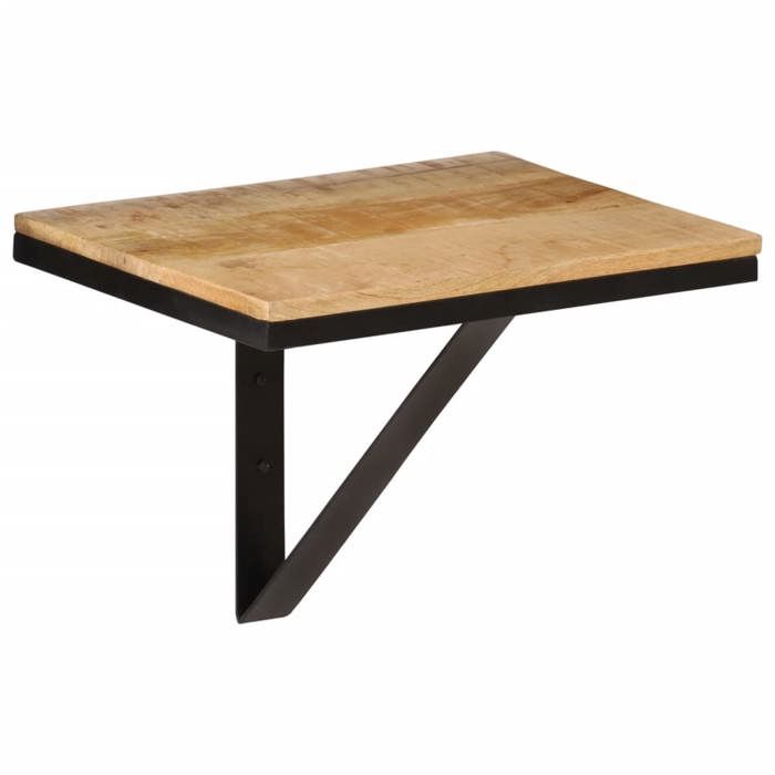 vidaXL Étagère Murale Support Flottant Étagère de Présentation Suspendue Meuble de Salon Maison Bois Massif de Manguier 358576