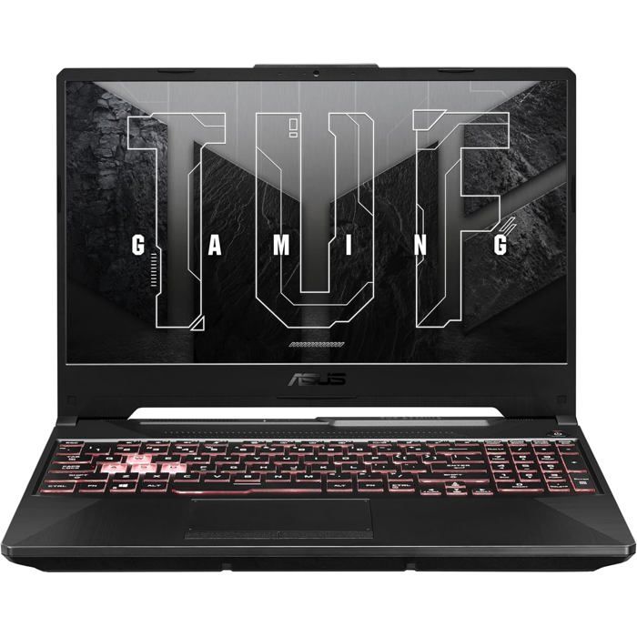 ASUS TUF Gaming A15 TUF506NFR HN004W 15.6 inch FHD 144Hz PC Portable AMD Ryzen 5 7535HS Processeur 3.3GHz DDR5 RAM PCIe 4.0 NVMe SSD NVIDIA GeForce RTX 2050 GPU 4Go – Clavier AZERTY - vue 2