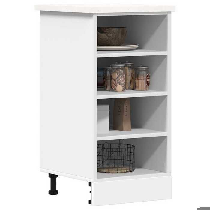 “RabaisArmoire cuisine/ Armoire de plancher - VIDAXL - Riga blanc 40x445x815 cm Août51918