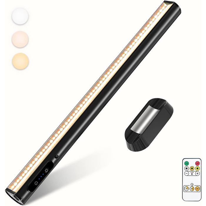 Réglette LED sans fil - ESTAMPILLE - 4000 mAh rechargeable - Télécommande incluse - 300 lumens