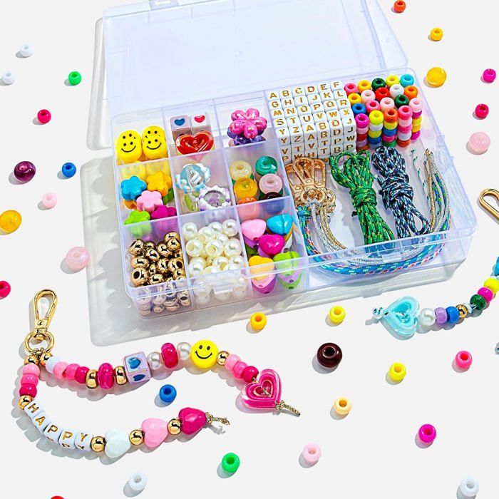 Afufu Shake-its Kit Créatif Paillettes, Kit Porte-clés Shakeur DIY pour Enfants 4-9 Ans, Activité Manuelle Créative avec Paillettes, Perles, Confettis, Fleurs & Papillons, Cadeau Filles & Garçons