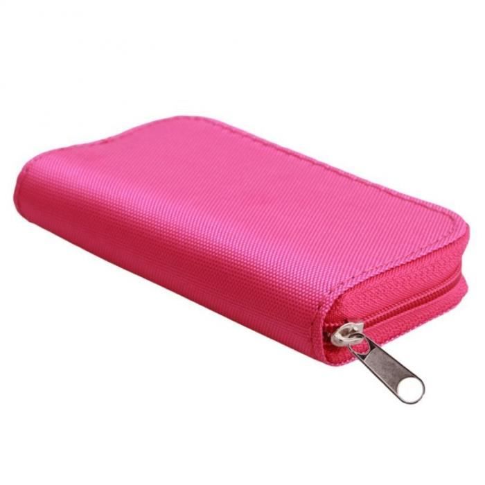 BOJLY Sac Rangement de Carte mémoire, Sacoche d'Accessoires Electronics en Nylon Etanche Rembourrée Housse de Protection avec 9 capacités pour USB Clé, Câble d'écouteur et Disque Dur Externe, Gris