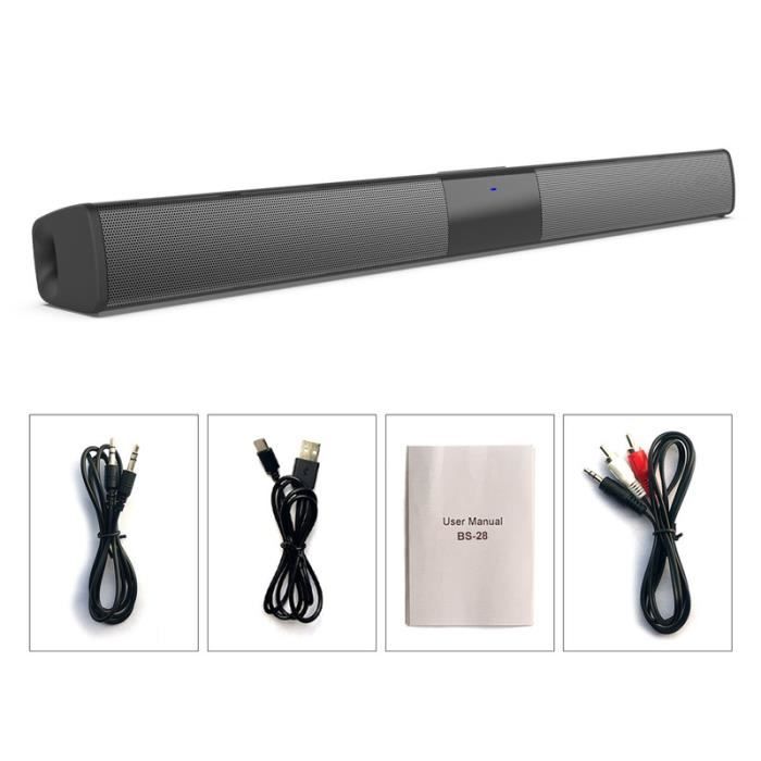 Type 1-Barre de son TV filaire et sans fil, compatible Bluetooth, Home