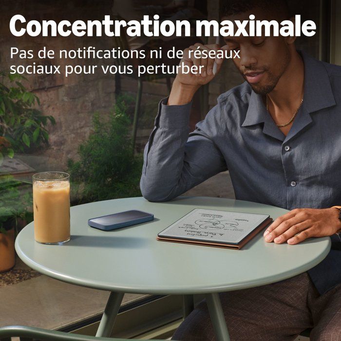 Liseuse AMAZON Kindle Scribe Sans éclairage avant Écran 11 Effet papier