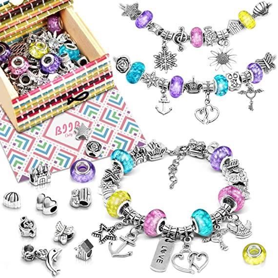 73pcs Cadeau Fille 6 7 8 9 10 11 12 Ans, Bijoux Enfants Fille