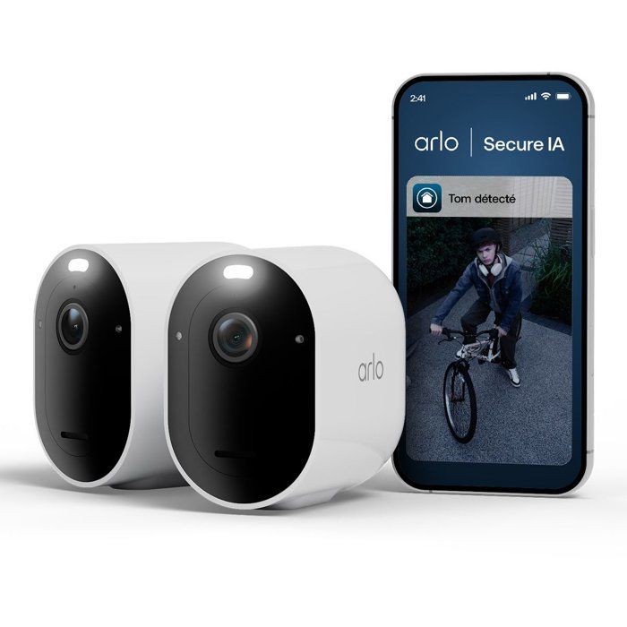 Camera de securite Arlo Pro 6 2K+ Kit de 2 cameras - vue 2